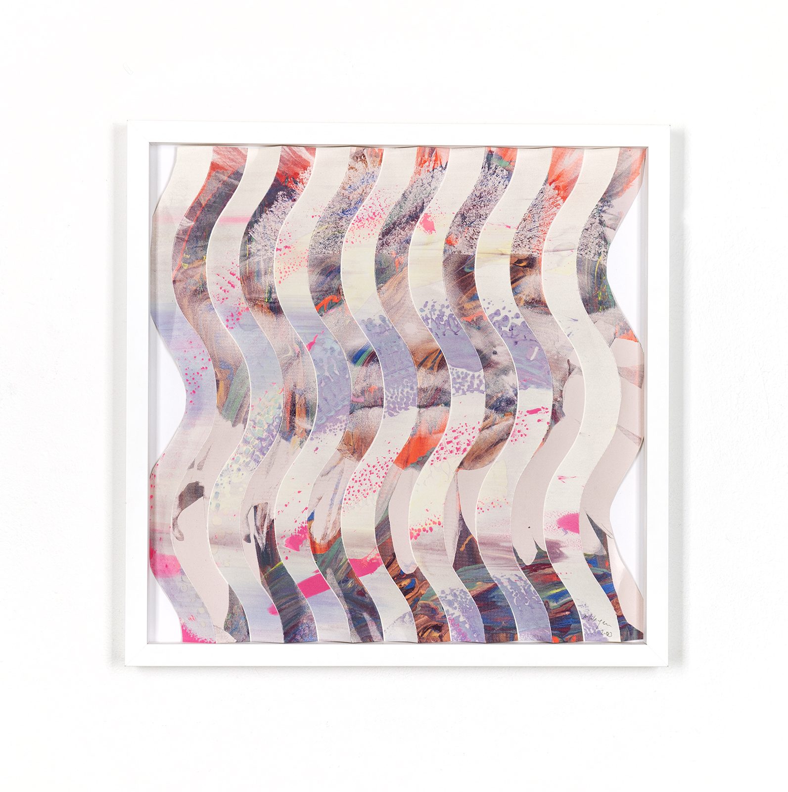 Marble Pink Abstraction (Human Sunflower)