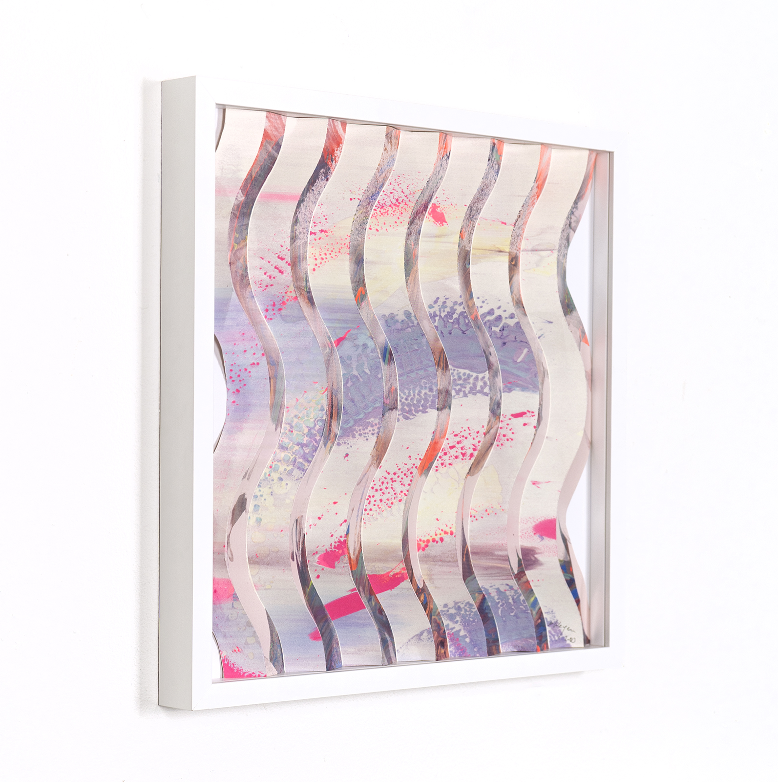 Marble Pink Abstraction (Human Sunflower)