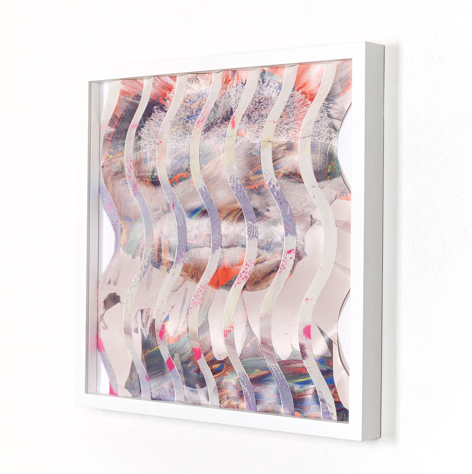 Marble Pink Abstraction (Human Sunflower)